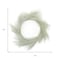 Homeroots 24" Green And White Frosted Long Needle Pine Artificial Wreath 634627 - alternate 4