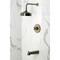 Kingston Brass Single-Handle Pressure Balanced Tub and Shower Faucet, Antique Brass KB6333BX - alternate 5