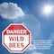 Signmission Danger Wild Bees, 18 Inch X 18 Inch, Vinyl Decal OC-D-18-22 - alternate 4