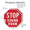 Signmission Stop Sound Horn, 4 inch X 4 inch, Vinyl Decal, 2PK OC-D-2PACK-4-12 - alternate 4