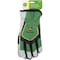 John Deere Mens XL Split Cowhide Leather Green Work Glove JD00035-XL - alternate 1