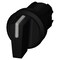 Siemens Illuminable selector switch, 22 mm, round, plastic, black 3SU1002-2BL10-0AA0-ZY12 - alternate 3