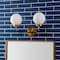 Jonathan Y Caleb 18" 2-Light Contemporary Transitional Iron/Glass LED Vanity Light, Brass Gold/Black/White JYL9057B - alternate 13