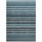 Homeroots 8' X 10' Teal Blue Sky Blue And Gray Striped Washable Indoor Outdoor Area Rug 577814 - alternate 9