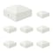 Nuvo Iron 4-in x 4-in White Rigid Plastic Pyramid Post Cap, 8PK PCP26-WEC-IP8 - alternate 1
