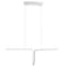 Jonathan Y Ali 34.5" Dimmable Adjustable Integrated LED Metal Linear Pendant, Chrome JYL7029A - alternate 1