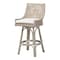 Bali & Pari Bella Swivel Natural Rattan Bar Stool 261-14161-ZORO - alternate 1