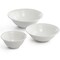 Gibson Home Embossed Ring 32 Piece Round Ceramic Dinnerware Set in White 134040.32 - alternate 7