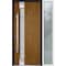 Vdomdoors Steel Door Deux 1713 Natural Oak Sidelight Exterior White Window Stainless Inserts Single Modern Pa DEUX1713EXD-OAKW-W36+16 x H80-Right-hand Inswing - alternate 7