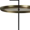 Homeroots 22" Brass and Black Metal Round End Table 528062 - alternate 7