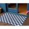 Homeroots 3' X 5' Navy Blue And Ivory Polka Dot Washable Indoor Outdoor Area Rug 614923 - alternate 1
