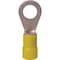 Gardner Bender Ring Terminal, 600 V, 12 to 10 AWG Wire, 8 to 10 Stud, Vinyl Insulation, Copper Contact, Yellow 10-106 - alternate 1