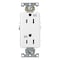 Leviton Receptacle Outlet, 15A, White, 125V WDR15-W - alternate 1