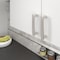 Richelieu 3 3/4-inch (96 mm) Center to Center Brushed Nickel Contemporary Cabinet Pull BP734596195 - alternate 7