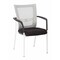Office Star Products 8810W ProGrid Mesh Back Visitors Chair, White / Black 8810W-3M - alternate 1