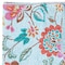 Homeroots 50" X 70" Blue and Brown Kantha Cotton Floral Throw Blanket with Embroidery 357557 - alternate 5