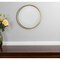 Homeroots 10" Gold Round Iron Textured Framed Accent Mirror 485069 - alternate 4