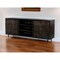 Homeroots 72in Dark Brown Solid Wood Cabinet Enclosed Storage Distressed TV Stand 489503 - alternate 4