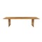 Homeroots 120" Brown Solid Wood Live Edge Sled Base Dining Table 635864 - alternate 1