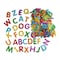 Ready 2 Learn Glitter Foam Stickers, Alphabet, Multicolor, 156-Piece Set, 3PK CE10098 - alternate 4