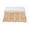 Bali & Pari Rotem Natural Rattan Ottoman, Large 264-14445-ZORO - alternate 7