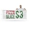 Signmission Pizza Slice $3, 48 Inch x 120 Inch, Vinyl Banner B-120-30807 - alternate 4