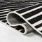 Jonathan Y Hallie High-Low Minimalist Curve Geometric Black/White 8 ft. x 10 ft. Area Rug SCN100F-8 - alternate 8