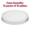 Smarty Had A Party 625 Clear Flat Round Disposable Plastic Pastry Plates 120 Plates, 120PK 836-CL-CASE - alternate 10
