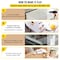 Vevor Transparent PVC Tablecloth Waterproof Table Cover 36x60-in Desk Protector SL15-FT90153 - alternate 7