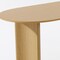 Homeroots 67" Natural Solid Wood Double Pedestal Base Oval Dining Table 721148 - alternate 5