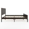 Martha Stewart Corbin King Size Solid Wood Platform Bed w/Wooden Headboard and Footboard, Dark Brown MG-090026-K-DKBRN-MS - alternate 10