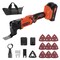 Vevor Cordless Oscillating Tool 20V Oscillating Multi Tool 6 Speed 2.0Ah Battery GX-LMT02 - alternate 1