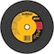 Dewalt Abrasive Cut-Off Wheel, Type 1, 14 in Dia, 0.1094 in Thick, 1 in Arbor Hole Size, Aluminum Oxide DW8001 - alternate 1