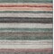 Homeroots 5' X 8' Pale Aqua Copper And Taupe Striped Washable Indoor Outdoor Area Rug 618263 - alternate 8