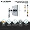 Kingston Brass Single-Handle Six-Way Diverter Valve with Square Trim Kit, Brushed Nickel KS4048TAL - alternate 2