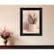 Homeroots Striped Bohemian Plant Black Framed Print Wall Art 530130 - alternate 4