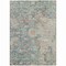 Homeroots 5' X 8' Green Blue And Gray Oriental Washable Indoor Outdoor Area Rug 587435 - alternate 8