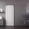 Sartodoors Barn Door 36x84 inches White Solid Core Modern Interior ROYAL9811BD-S-EMAL-3684 - alternate 1