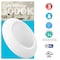 Bulbrite 14WLED 7 ROUND DISC LIGHT 3000K WHITE ALUMINUM, PIGTAIL, 6PK 862898 - alternate 12