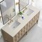 James Martin Vanities Emmeline 72" Double Vanity, Pebble Oak, w/ 3 CM Siberian Silestone Top w/FreePower Wireless Charger D100-V72-PBO-FSFR - alternate 7