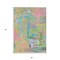 Homeroots 8' X 10' Pink Key Lime And Sky Blue Abstract Washable Indoor Outdoor Area Rug 609217 - alternate 8