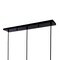 Jonathan Y Kiawah Island 30.5" 3-Light Metal/Glass Contemporary Modern LED Pendant, Brass Gold/Black JYL1123A - alternate 14