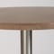 Homeroots 26" Brown and Silver Rounded Steel Bar Table 524948 - alternate 5
