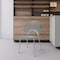 Leisuremod Opulent Modern Plastic Dining Side Chair with Chrome Metal Legs in Smoke, 4PK OC20TGR4 - alternate 8
