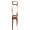 Homeroots 15in Brown And Clear Glass Standard Display Stand 364377 - alternate 6