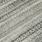 Homeroots 8' Pewter And Charcoal Round Striped Washable Indoor Outdoor Area Rug 631505 - alternate 6