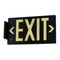 Brady Plastic Photoluminescent Exit Sign 8.75in H x 15.5in W Single-sided White on Black 1149962 - alternate 4