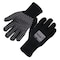 Ergodyne Black Thermal Knit Cooler Gloves, L 10614 - alternate 1