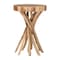 Bali & Pari Liberte Natural Teak Wood End Table 248-13749-ZORO - alternate 1