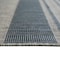 Homeroots 8' Runner Blue and Gray Striped Stain Resistant Indoor Outdoor Runner Rug 531643 - alternate 7